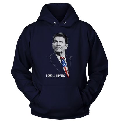 T-shirt Unisex Hoodie / Navy / S I Smell Hippies