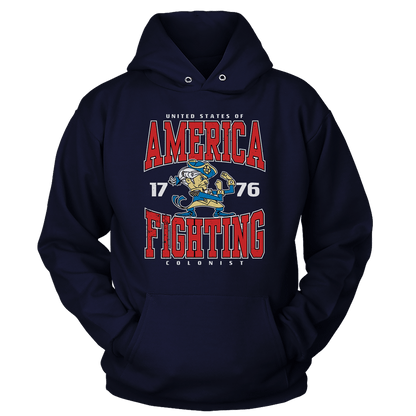 Apparel Unisex Hoodie / Navy / S America Fighting