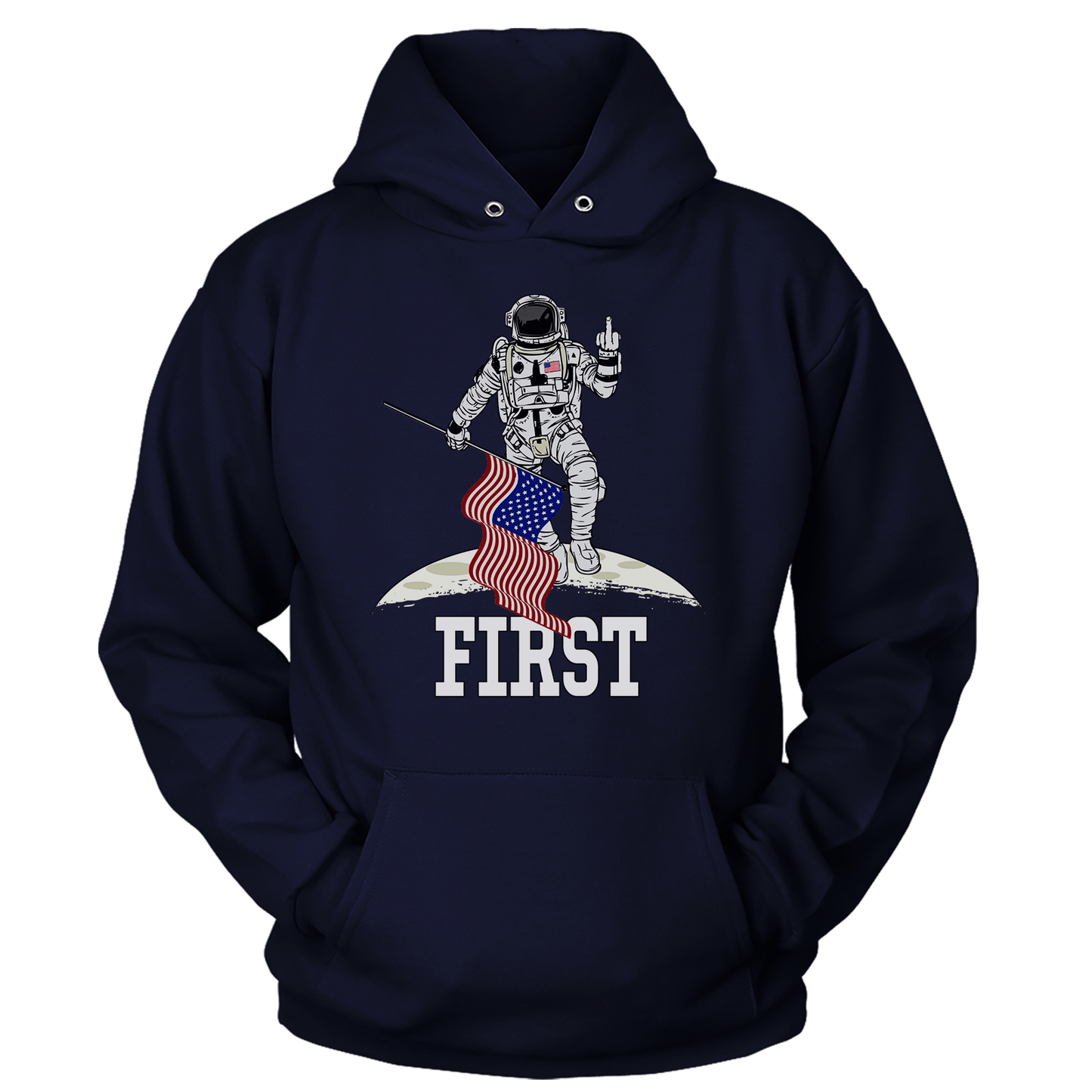 T-shirt First On The Moon (Ladies)