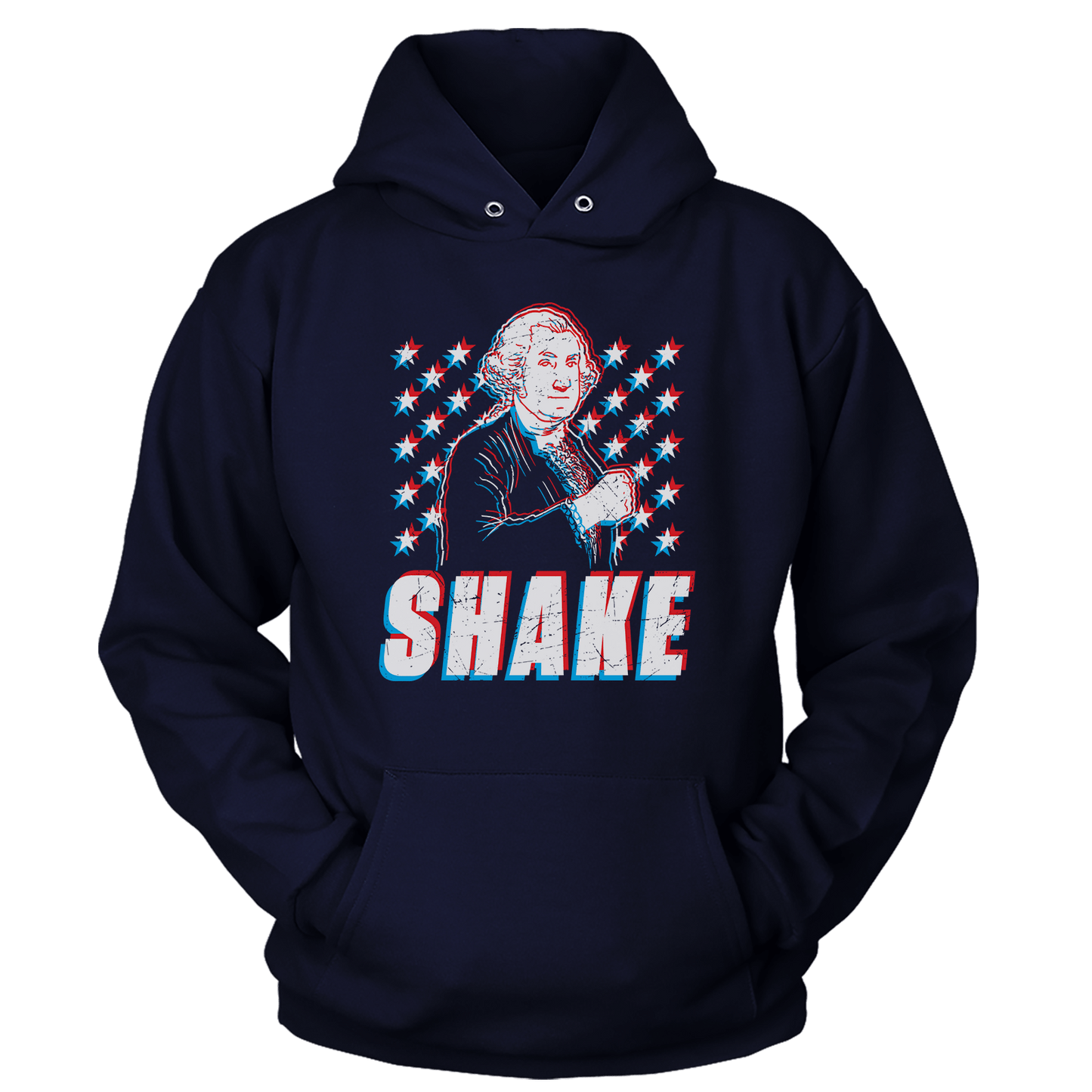 T-shirt Premium Soft Hoodie / True Navy / XS Shake V2 (Ladies)