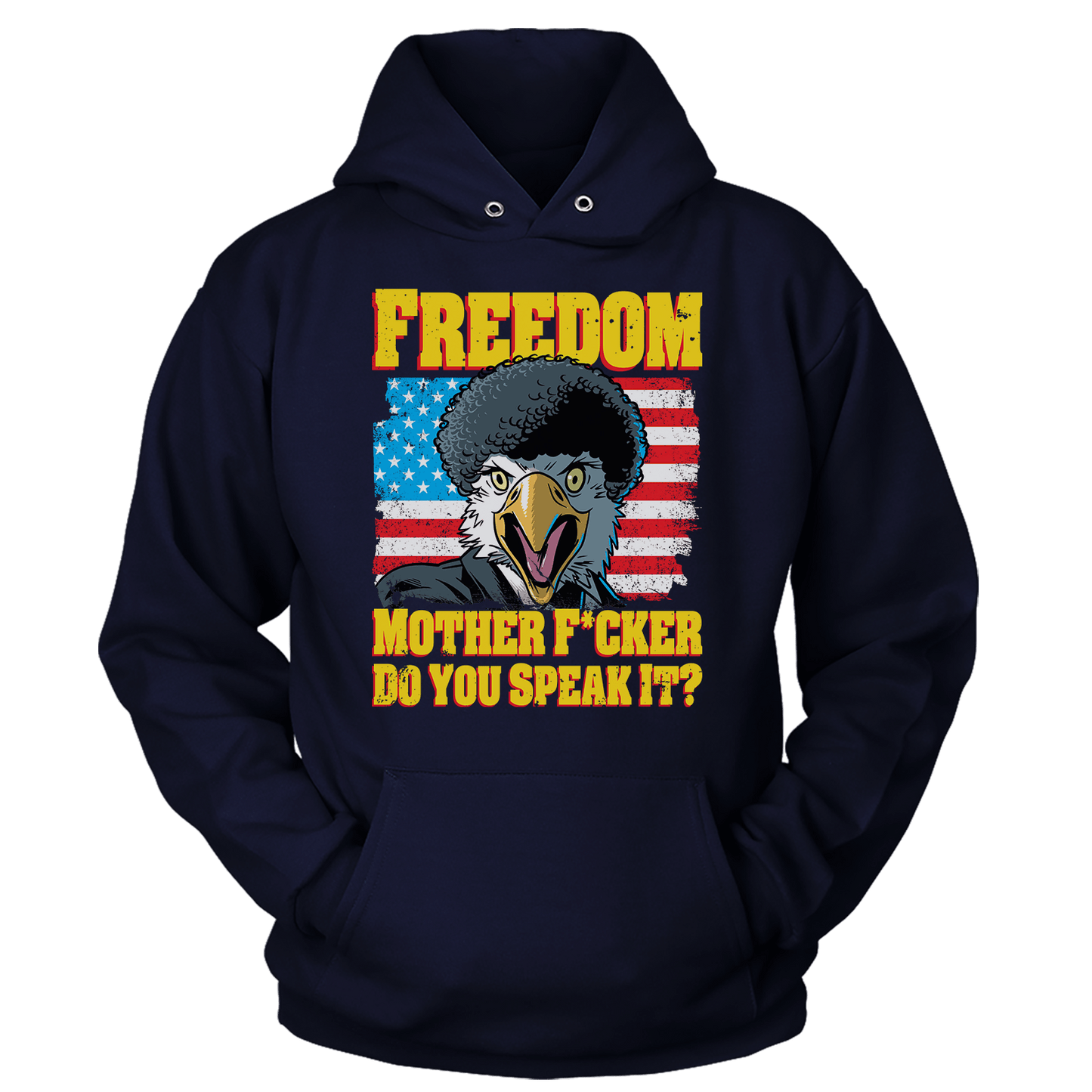 T-shirt Premium Soft Hoodie / True Navy / XS Freedom MF (Ladies)