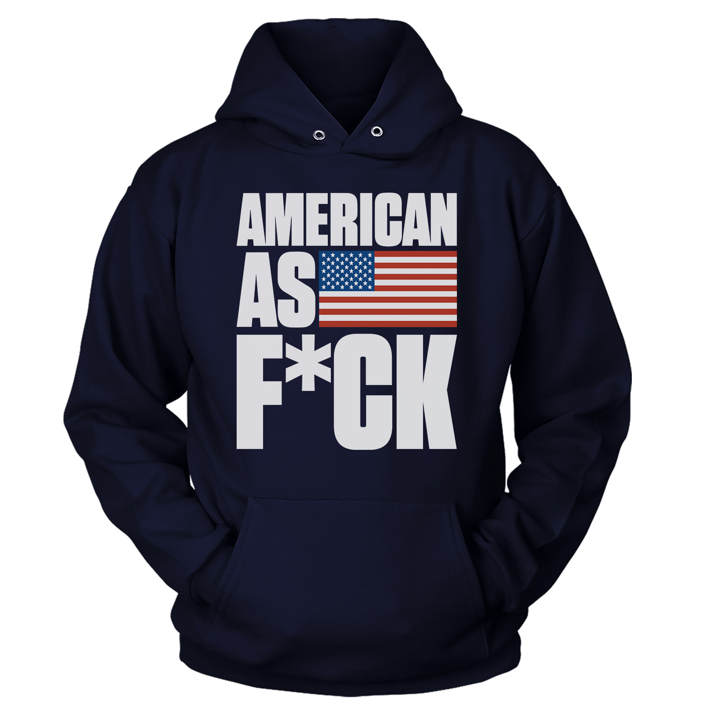 Apparel Unisex Hoodie / Navy / S American As F! TAME