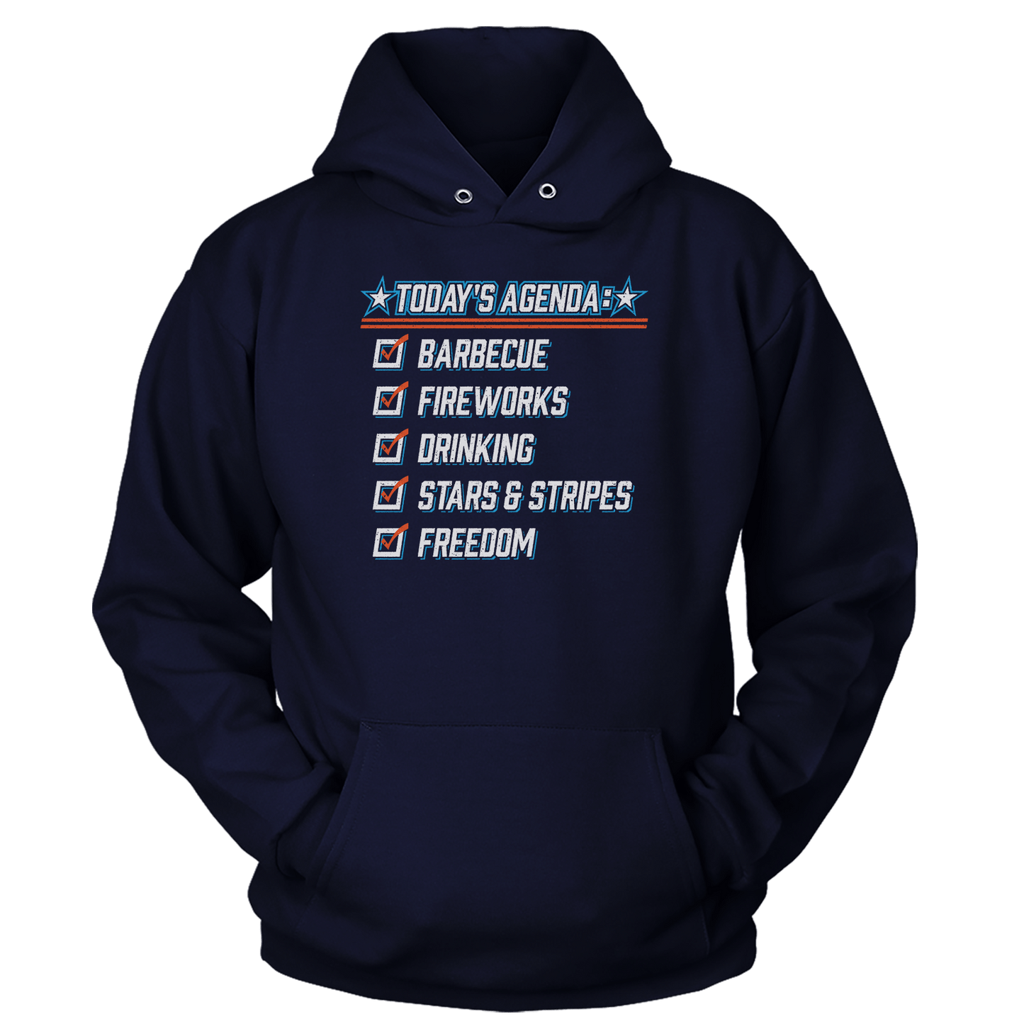 Apparel Premium Soft Hoodie / True Navy / XS Today's Agenda - Ladies