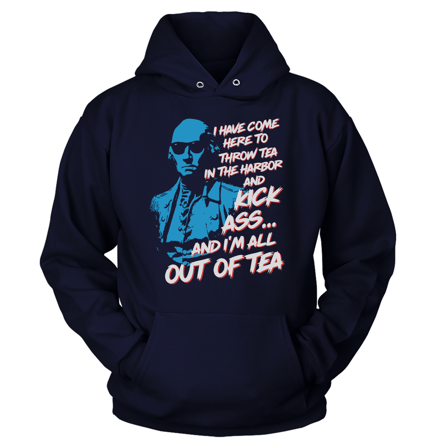 T-shirt Premium Soft Hoodie / True Navy / XS Out of Tea (Ladies)