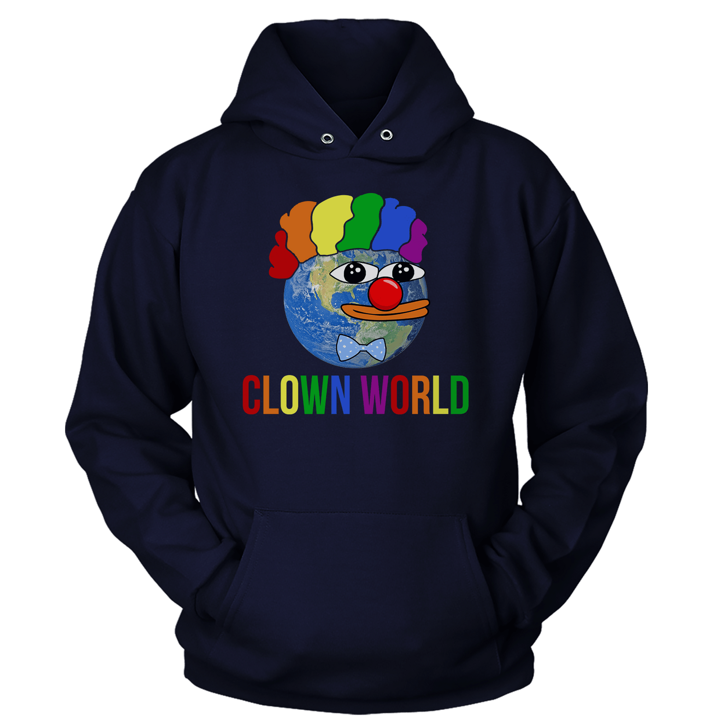 T-shirt Premium Soft Hoodie / True Navy / XS Clown World (Ladies)