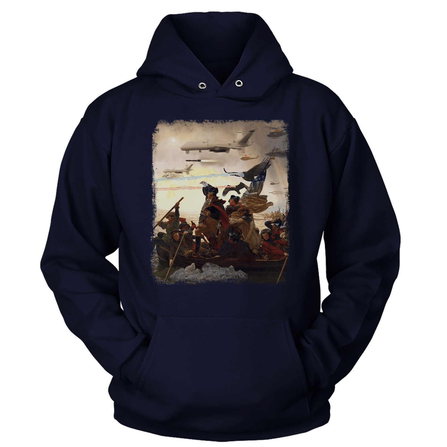 Apparel Premium Soft Hoodie / True Navy / XS Crossing Delaware (Ladies)