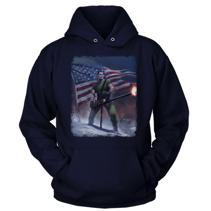 Apparel Unisex Hoodie / Navy / S Chesty Puller Frozen Chosin' Zoom