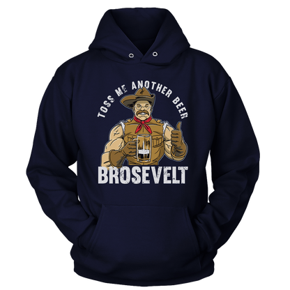 T-shirt Unisex Hoodie / Navy / S Beer Brosevelt