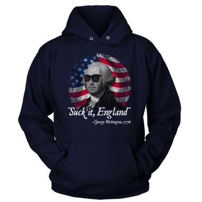 T-shirt Unisex Hoodie / Navy / S Suck it England