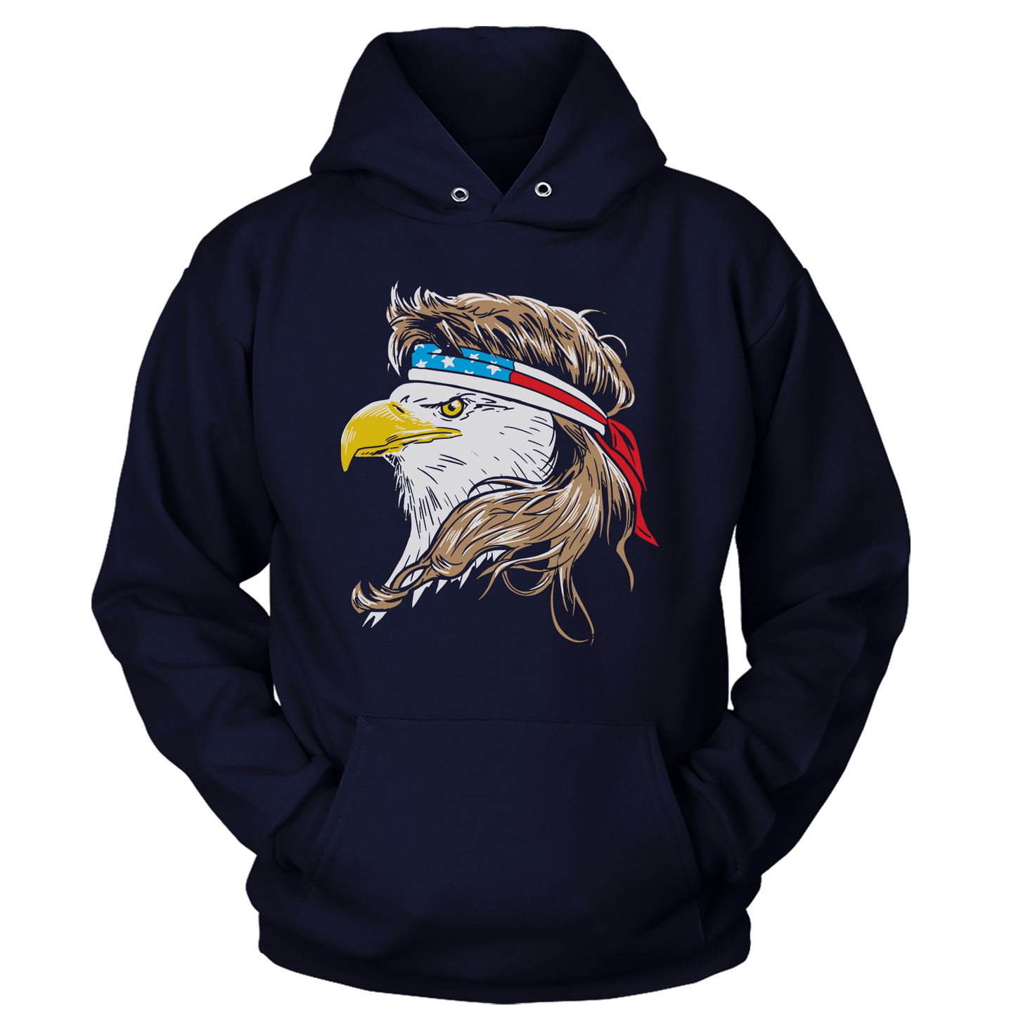 T-shirt Unisex Hoodie / Navy / S Merican Eagle