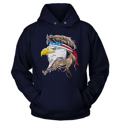 T-shirt Unisex Hoodie / Navy / S Merican Eagle