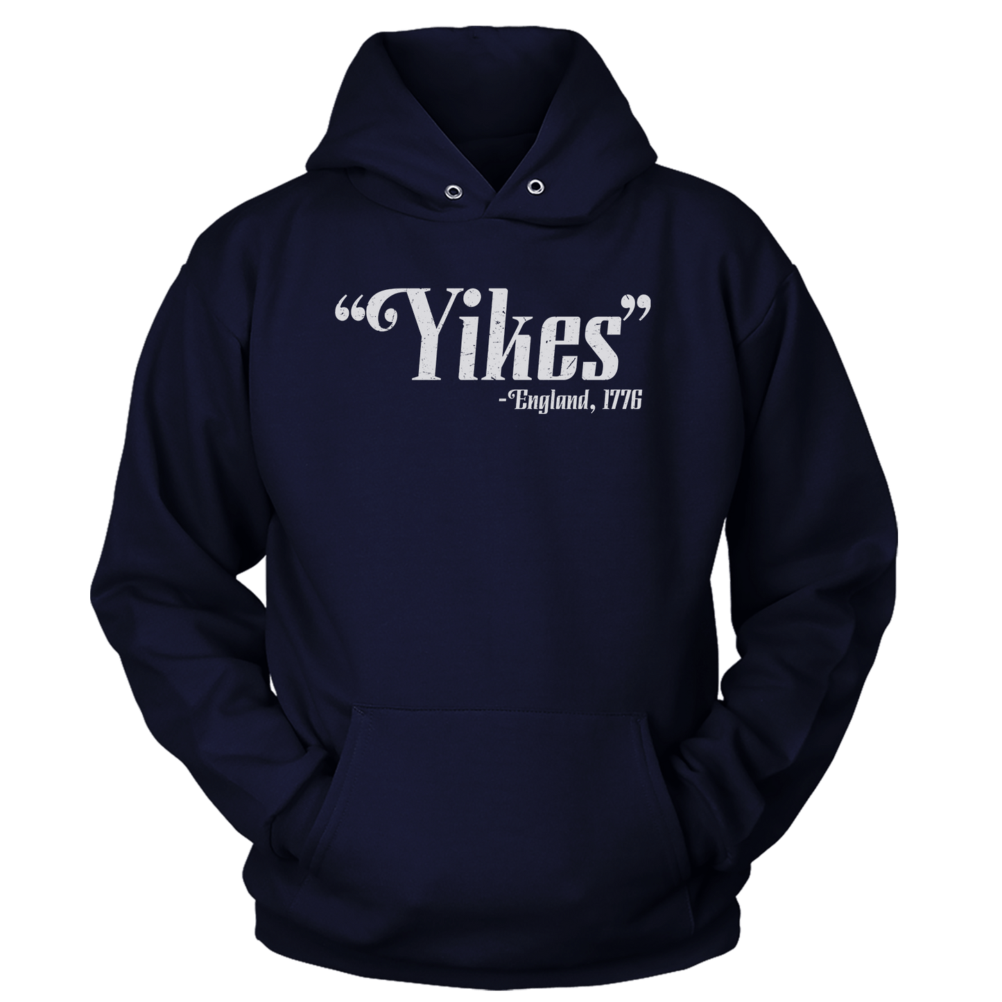 T-shirt Premium Soft Hoodie / True Navy / XS Yikes 1776 (Ladies)