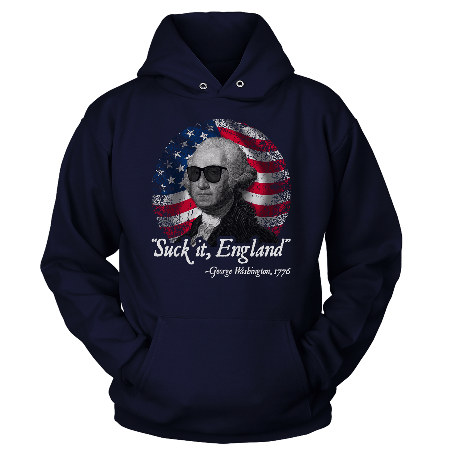 T-shirt Premium Soft Hoodie / True Navy / XS Suck it England (Ladies)