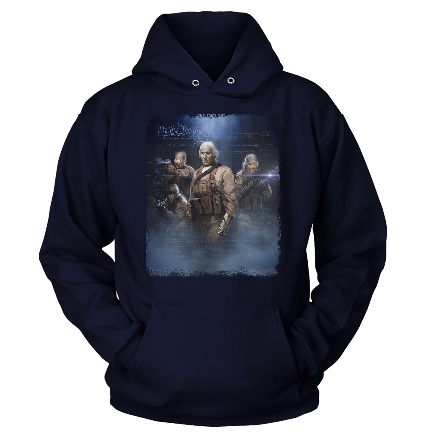 Apparel Premium Soft Hoodie / True Navy / XS Seal Team 1776 (Ladies)