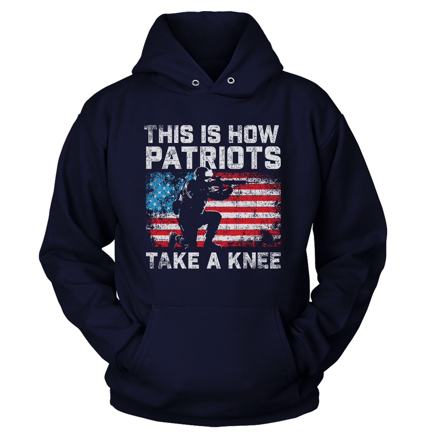 T-shirt Unisex Hoodie / Navy / S Patriots Take a Knee