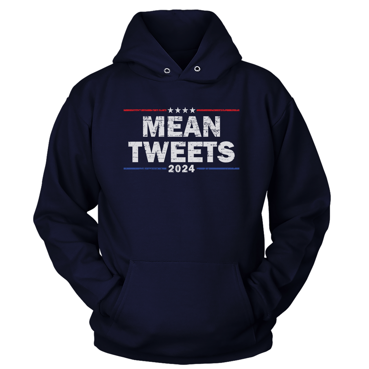 T-shirt Unisex Hoodie / Navy / S Mean Tweets 2024