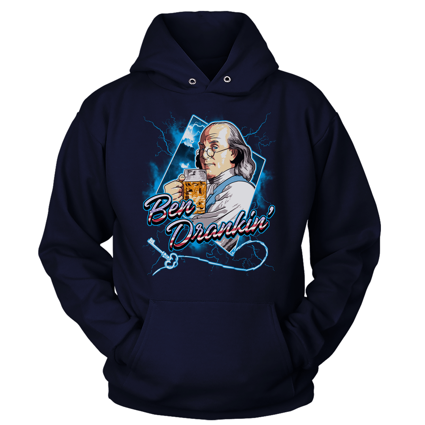 Apparel Premium Soft Hoodie / True Navy / XS Ben Drankin' (Ladies)