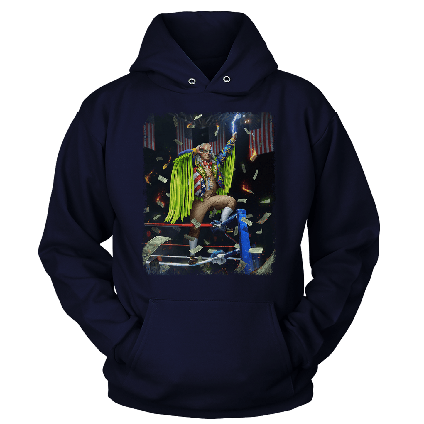 Apparel Premium Soft Hoodie / True Navy / XS Benny F Wrestler (Ladies)