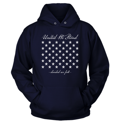 T-shirt Unisex Hoodie / Navy / S United We Stand