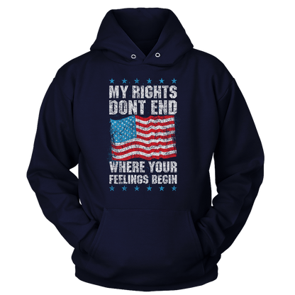 T-shirt My Rights Don't End