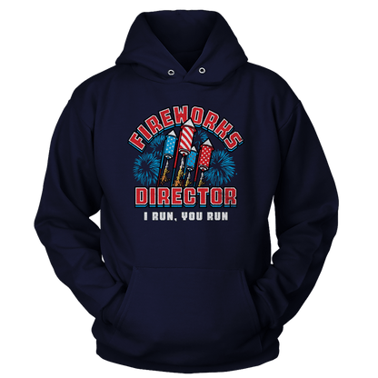 T-shirt Unisex Hoodie / Midnight Navy / S Fireworks Director