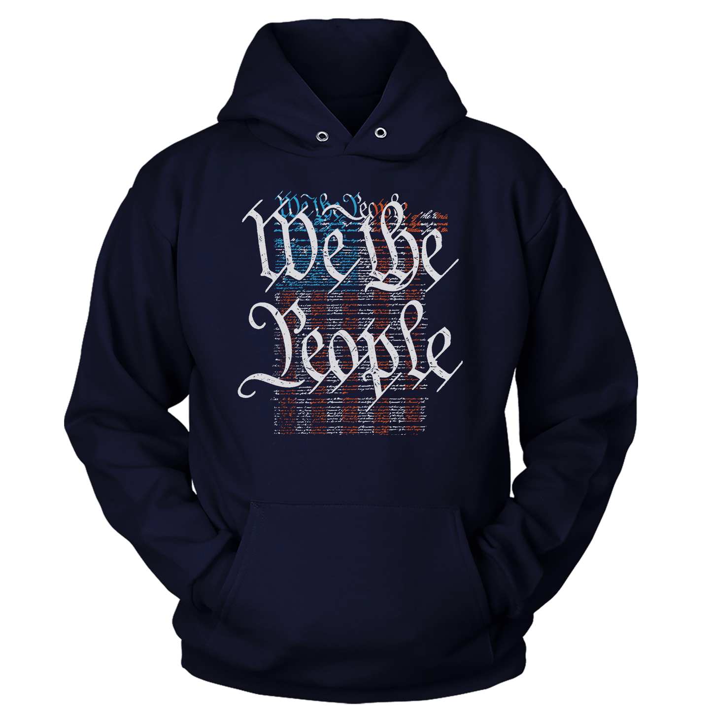 T-shirt Premium Soft Hoodie / True Navy / XS We The People Flag (Ladies)