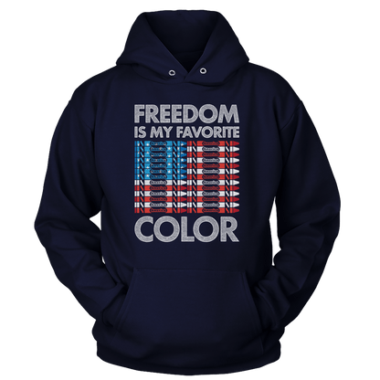 Apparel Unisex Hoodie / Navy / S Freedom is my Favorite Color