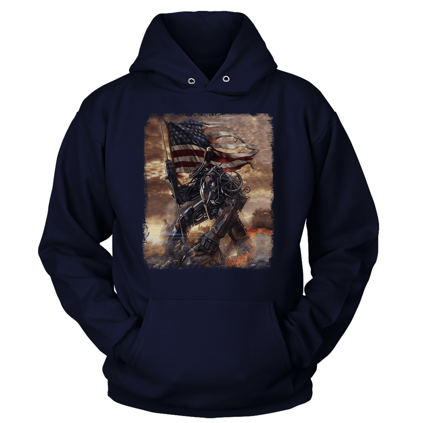 Apparel Unisex Hoodie / Navy / S FDR Battle for America