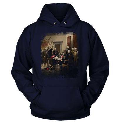 T-shirt Unisex Hoodie / Navy / S Party Like Our Forefathers