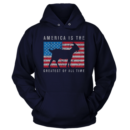 T-shirt Unisex Hoodie / Navy / S GOAT