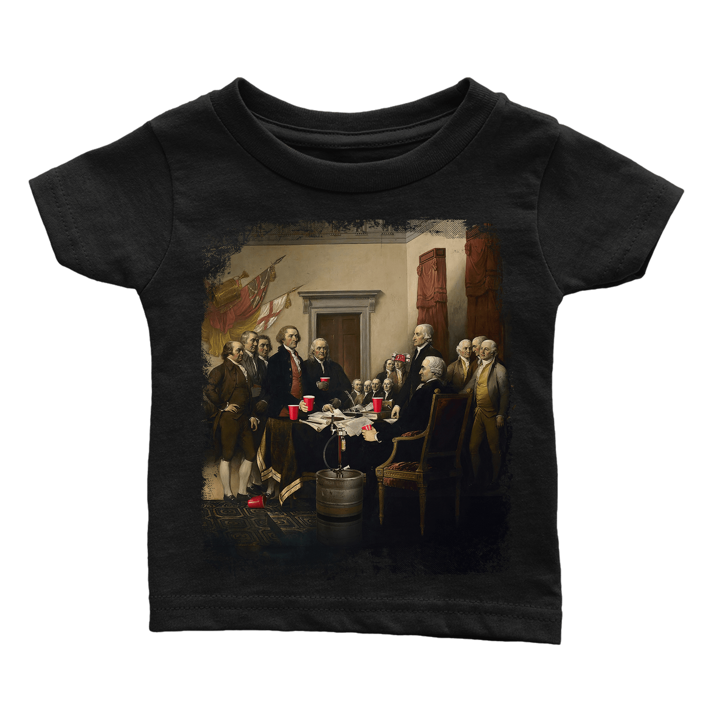 Apparel Premium Infant Shirt / Black / 6 Months Party Like Our Forefathers - Rugrats