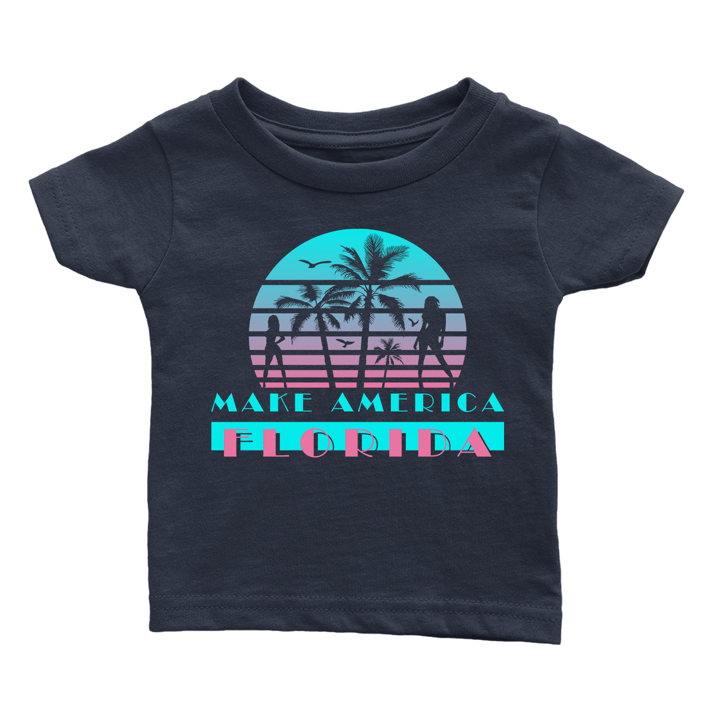T-shirt Premium Infant Shirt / Navy / 6 Months Make America Florida - Rugrats