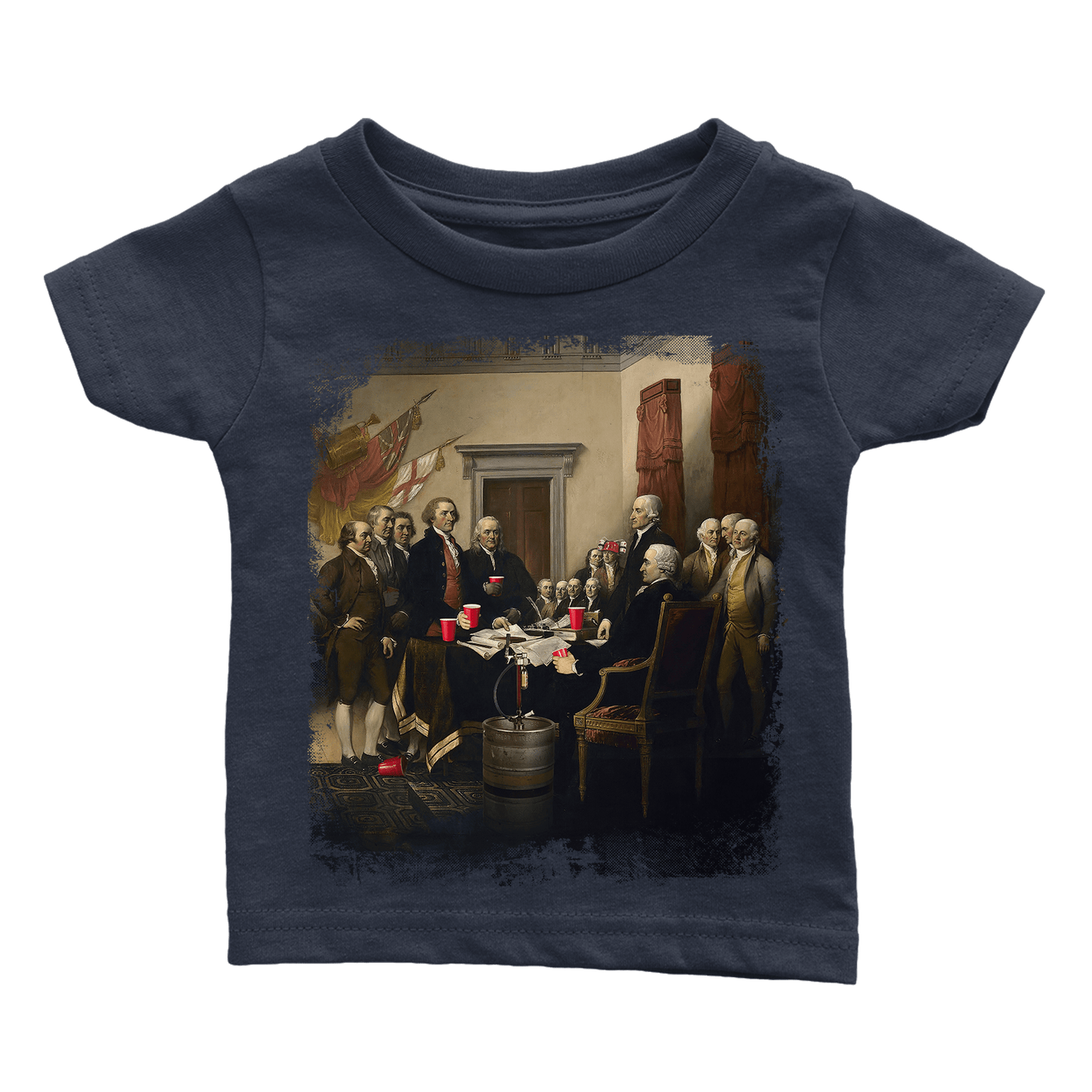 Apparel Premium Infant Shirt / Navy / 6 Months Party Like Our Forefathers - Rugrats