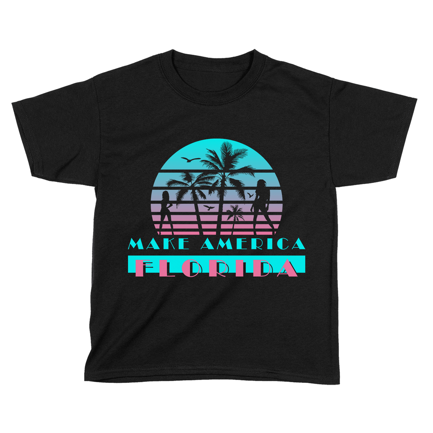 T-shirt Premium Kids Shirt / Black / YXS Make America Florida - Kids