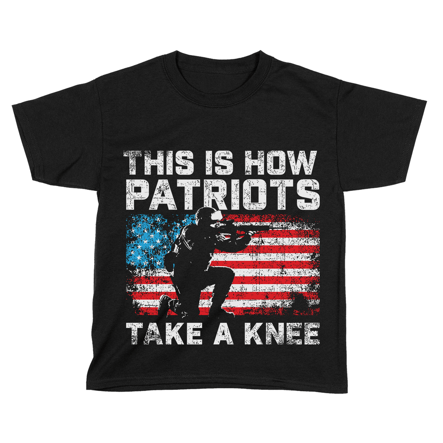 Apparel Premium Kids Shirt / Black / YXS Patriots Take a Knee - Kids