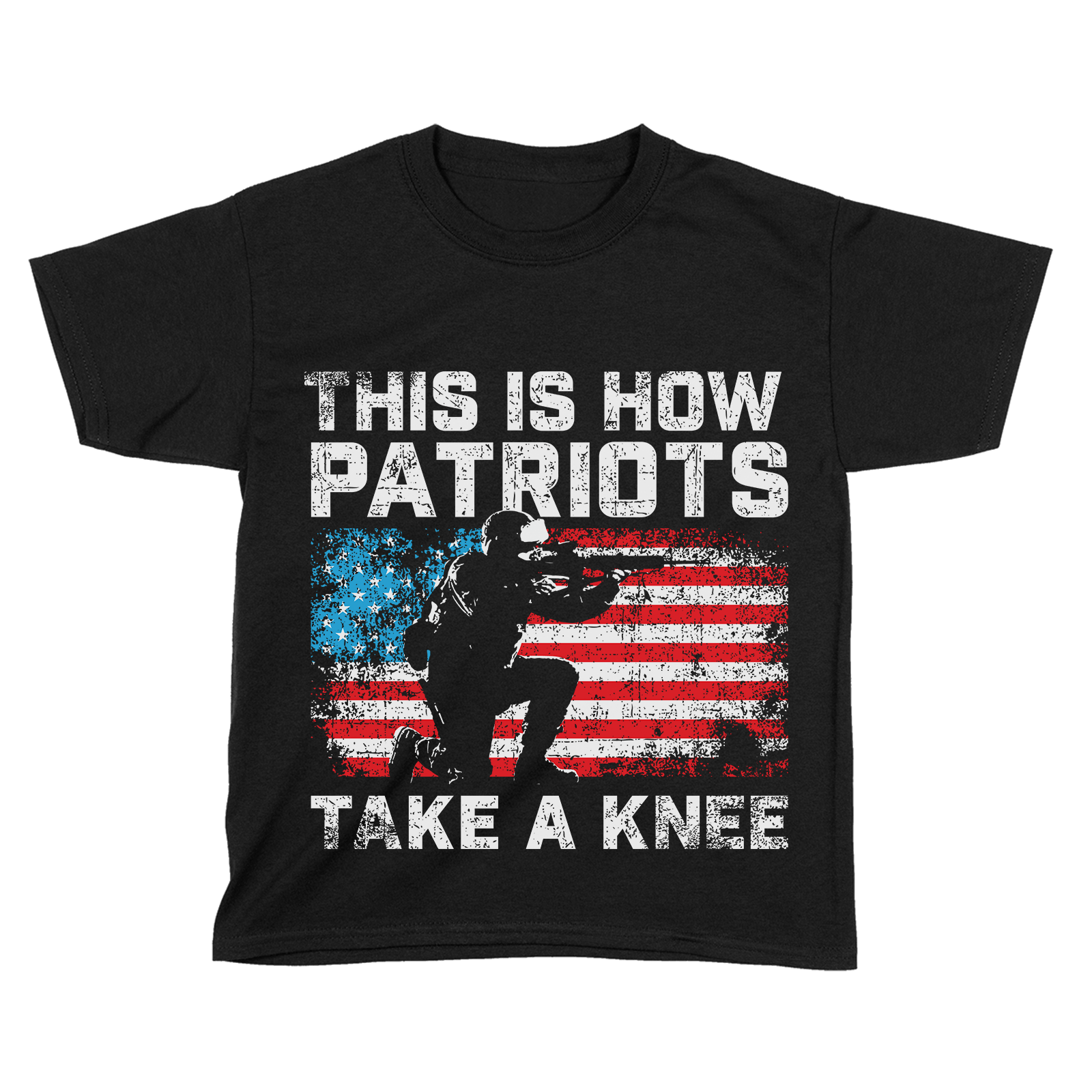 Apparel Premium Kids Shirt / Black / YXS Patriots Take a Knee - Kids