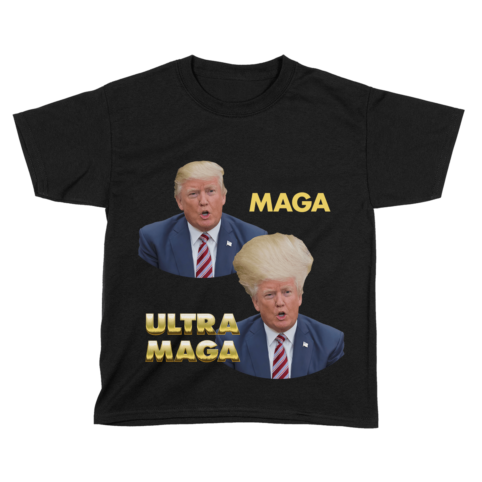 Apparel Premium Kids Shirt / Black / YXS Trump MAGA Vs Ultra MAGA - Kids