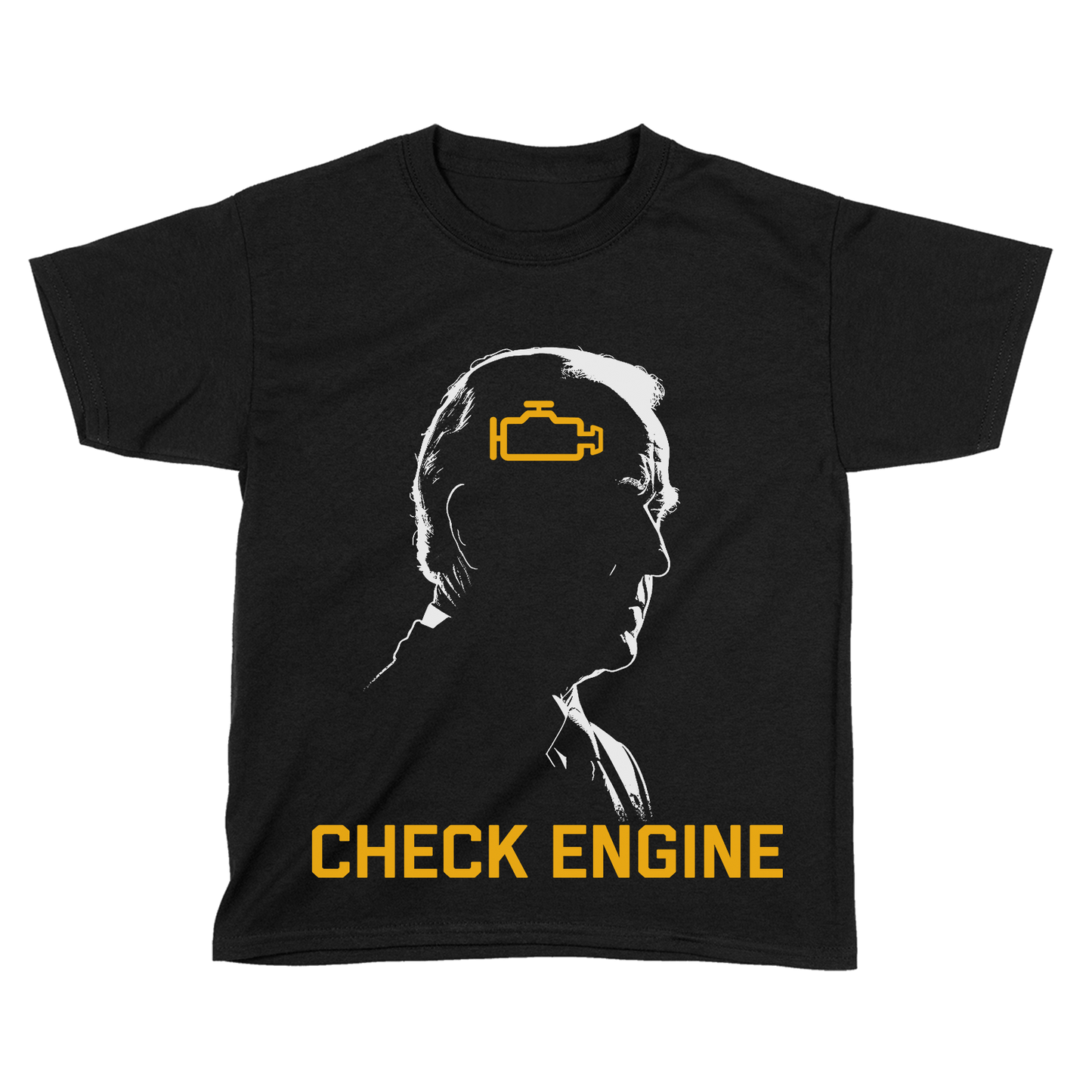 Apparel Premium Kids Shirt / Black / YXS Joe Biden Check Engine - Kids