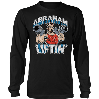 T-shirt Mens Long Sleeve / Black / S Abraham Liftin'