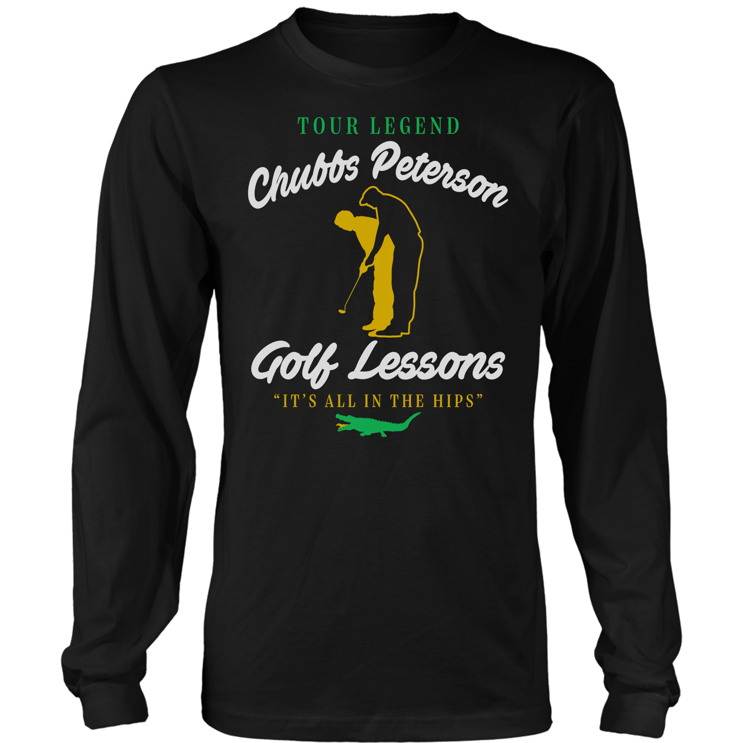 T-shirt Mens Long Sleeve / Black / S Chubbs Peterson