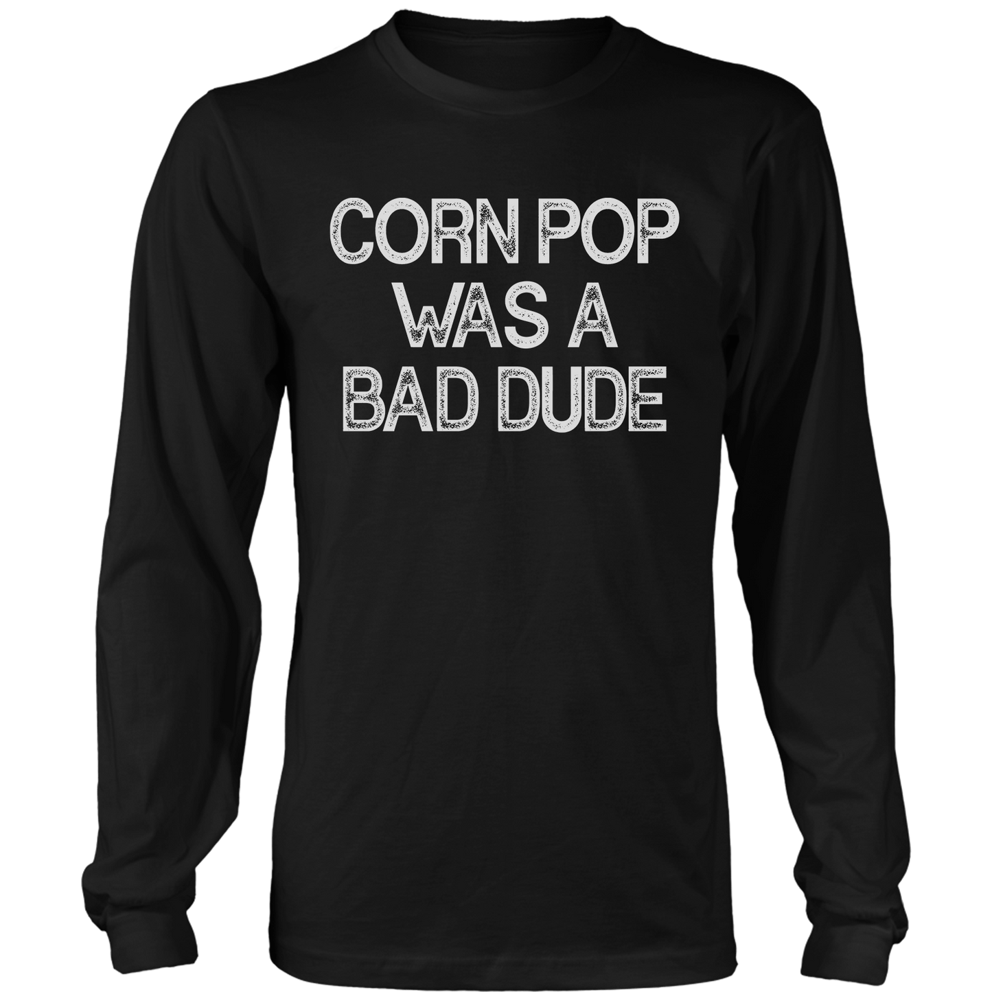 T-shirt Mens Long Sleeve / Black / S Corn Pop