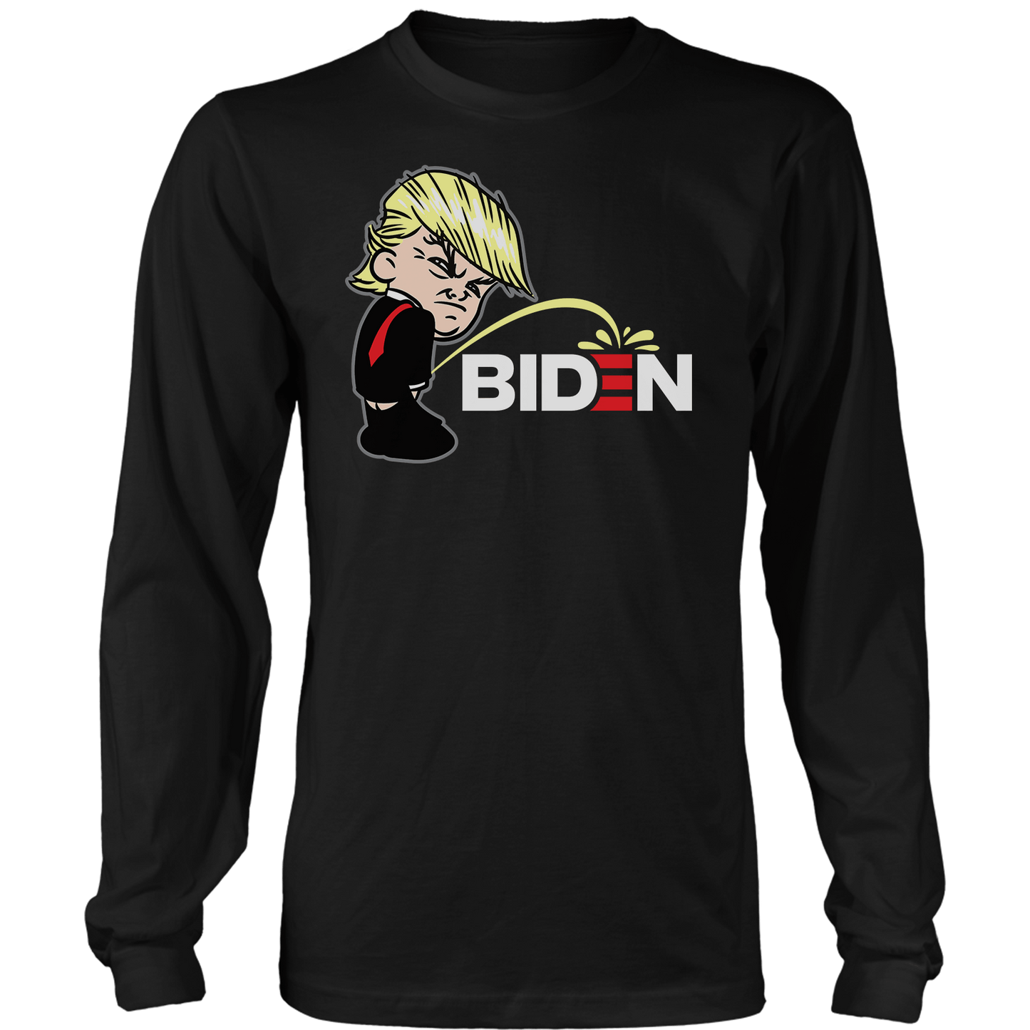 T-shirt Trump Peeing Biden