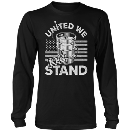 Apparel Mens Long Sleeve / Black / S United We Keg