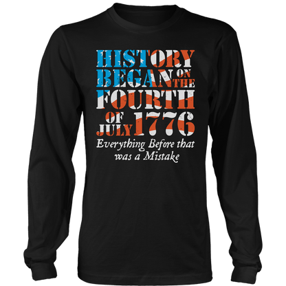 T-shirt History Began In 1776