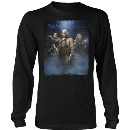 T-shirt Mens Long Sleeve / Black / S Seal Team 1776