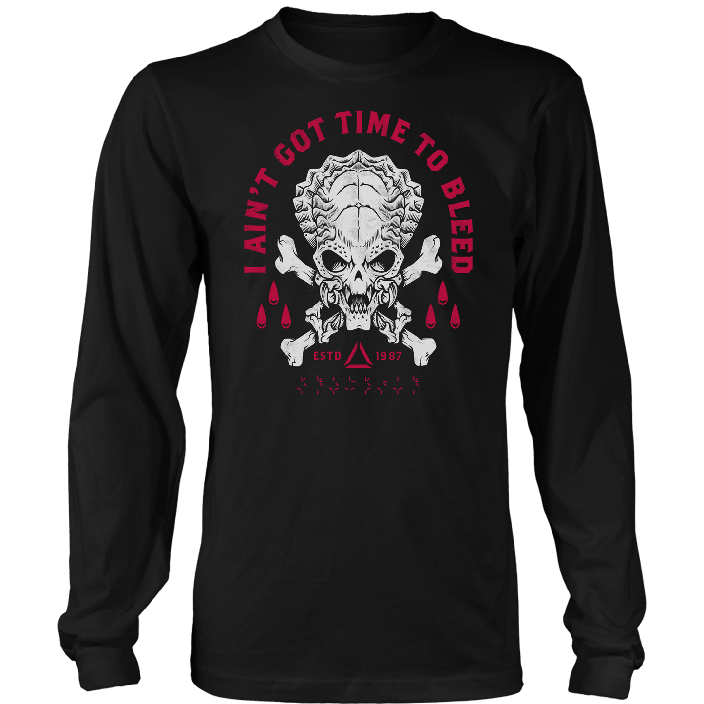 T-shirt Mens Long Sleeve / Black / S Time To Bleed