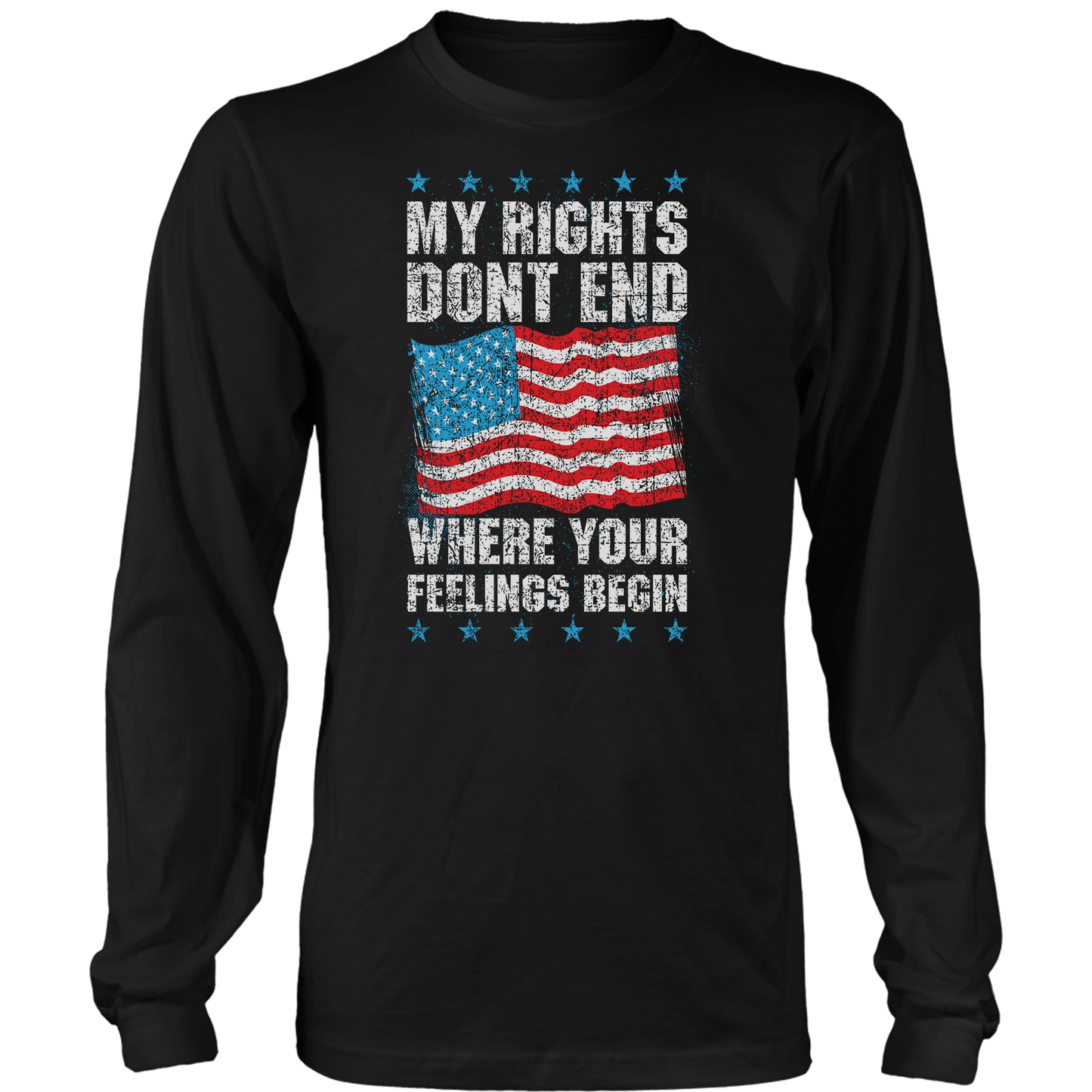 T-shirt My Rights Don't End