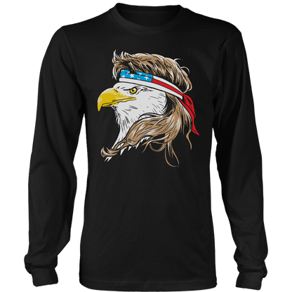 T-shirt Mens Long Sleeve / Black / S Merican Eagle