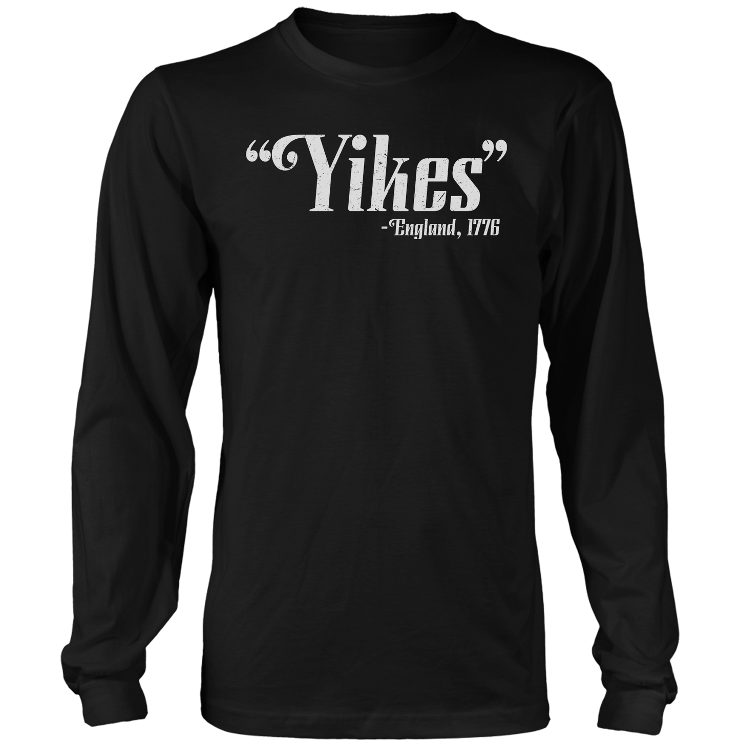 T-shirt Mens Long Sleeve / Black / S Yikes 1776