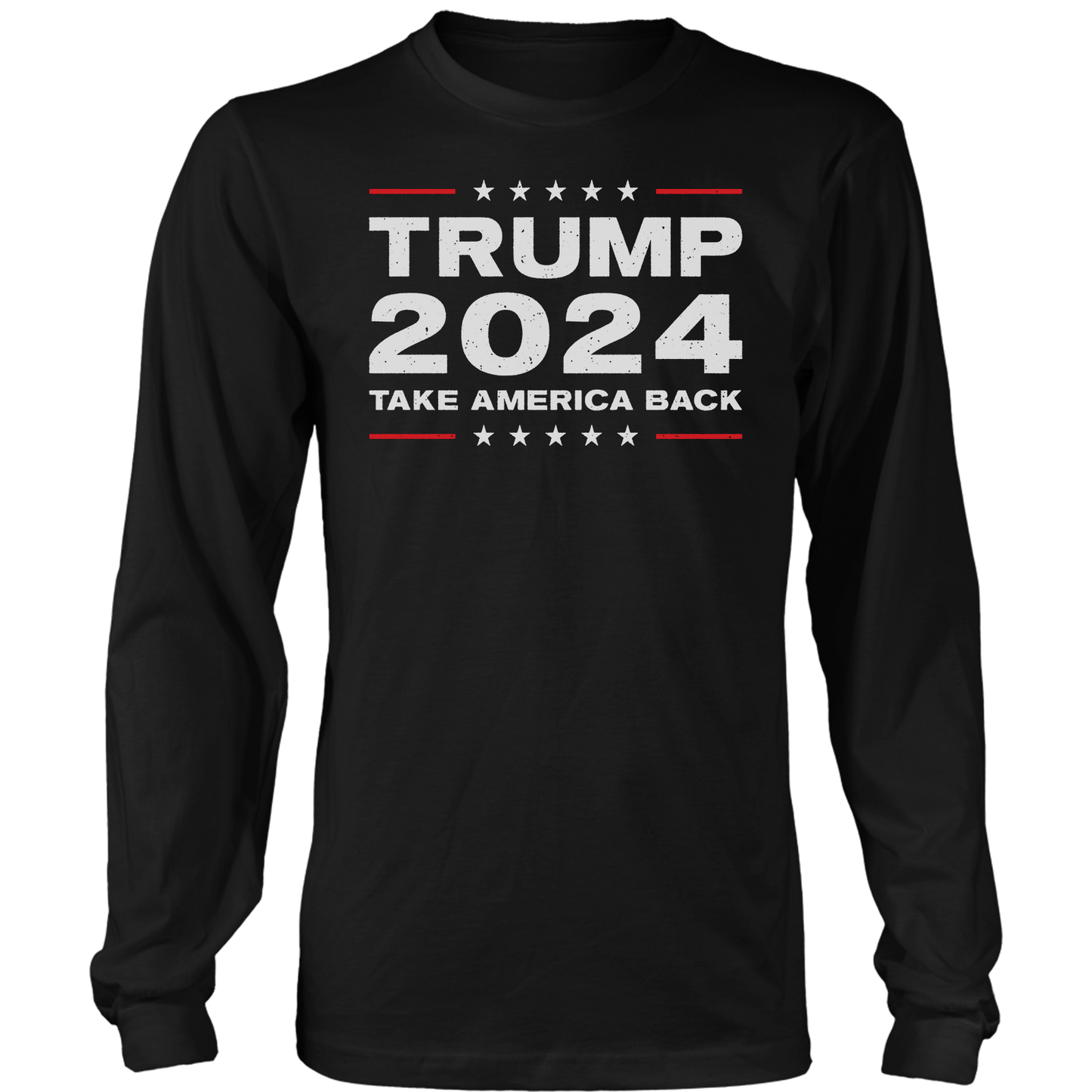 Apparel Mens Long Sleeve / Black / S Take America Back